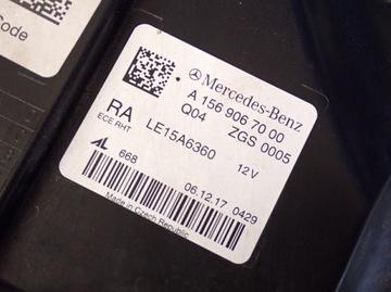 фото thumb №9, Mercedes w156 156 gla рестайлінг 18- led performance фара правий лампа права