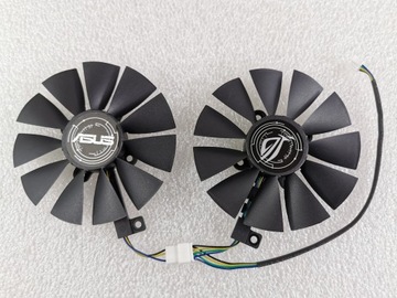 2 x Wentylator ASUS GTX 1060 1070 AREZ RX 570 4G8G