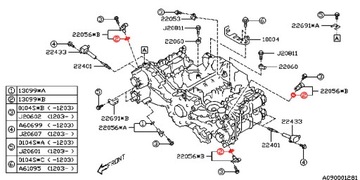 SUBARU ORING USZCZELKA CZUJNIKA WAŁKA ROZRZĄDU FB