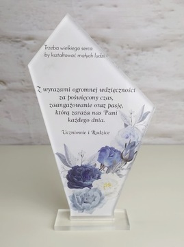 Statuetka dla nauczyciela podziękowanie pamiątka