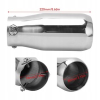 фото thumb №9, Наконечник труби випускної автомобіля 76mm впуск 80