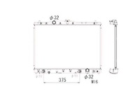 фото thumb №1, Nrf радиатор honda legend 3,5 24v 96- nrf