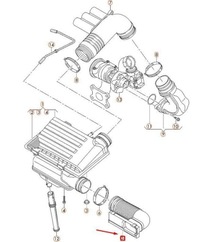 фото thumb №12, Канал воздушный vag audi a1 skoda fabia оригинальный 6r0129618h