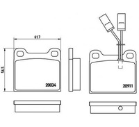 фото thumb №1, Brembo тормозные колодки тормозные alfa romeo 75 162b_
