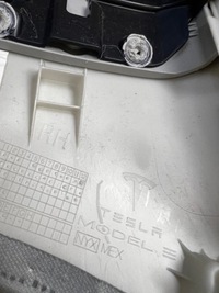 фото thumb №8, Захист обшивка стійка b середнього права праве tesla model 3 przedlift