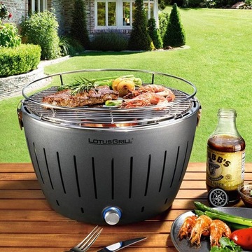БЕЗДЫМНЫЙ УГОЛЬНЫЙ ГРИЛЬ LOTUSGRILL XL GARDEN + СУМКА + ЩИПЦЫ В КОМПЛЕКТЕ