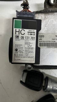 фото thumb №4, Блок керування набір стартовий opel zafira a 1.6 16250009