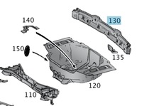 фото thumb №10, Mercedes slk slc r172 w172 балка задняя усилитель