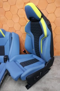 фото thumb №10, Bmw m4 g82 салон сидіння заднє сидіння обшивки пам'ять обігрів yasmarinablau anglik