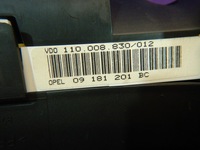 фото thumb №5, Opel astra g 2.0 d спидометр приборы 09181201bc