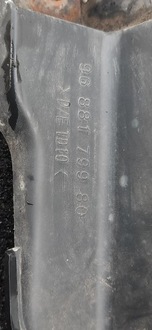 фото thumb №9, Средний направляющая усилитель бампера задняя заднего citroen ds4 9688179980