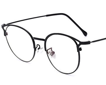 OKULARY korekcyjne KOCIE minusy CZARNE -6