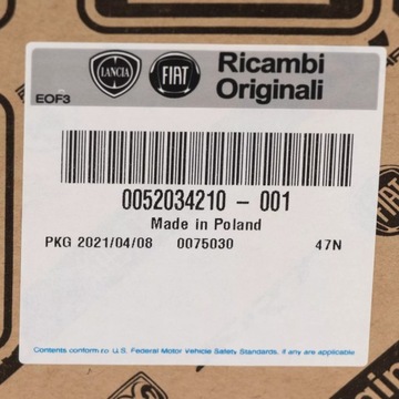 фото thumb №9, Галоген правий fiat 500 оригінальний номер 52034210