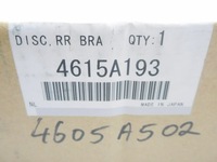 фото thumb №14, Диск тормозная задняя mitsubishi outlander оригинальный номер 4615a193