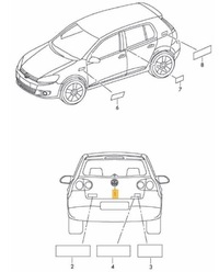 фото thumb №2, Емблема vw t. passat 11-15