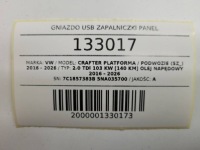 Купить Port разъём usb прикуривателя панель vw crafter 2 7c1857383b 5na035700, фото thumb