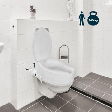 MOBICLINIC Titan Крышка для унитаза с клапаном, 14 см