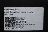 Bmw 2 m2 g87 підкрилок передні 51718070503 51718070504 перед 51758082493 517 в Україні, фото thumb