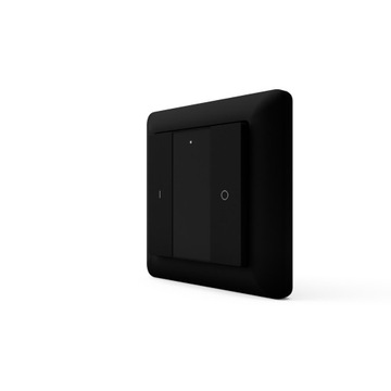 Настенная кнопка Heatit Z-Push 2x черная Z-wave