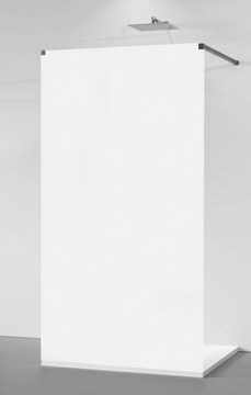 MEXEN KIOTO ŚCIANKA PRYSZNICOWA WOLNOSTOJĄCA 110 x 200 CM CZARNA szkło 8 mm