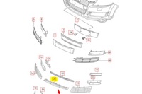 фото thumb №9, Audi q7 4l satin black передний нижний бампер решётка новый оригинальный 4l0807