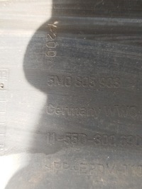 фото thumb №14, Бампер перед переднее vw golf 5 plus чёрный 5m0805903