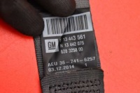 Ремень безопасности левый задний  13443561 opel astra 4 iv j 11-20 Оригинал, фото thumb
