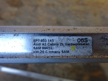 фото thumb №7, Audi a3 8p 8p7 cabrio планки крышные декоративный хром комплект 8p7853145