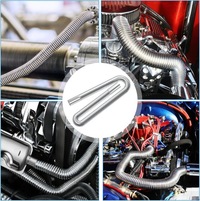 фото thumb №9, Труба вихлопна 200cm 25mm ze нержавіюча сталь нержавіючої do обігрівача габаритний