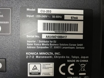 Очиститель воздуха CU-203| КМ бижуб 4052 3602п