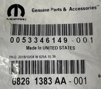 фото thumb №5, Защита брызговик задняя jeep cherokee kl оригинальный номер 68261383aa