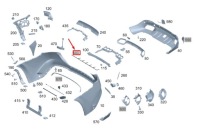 Купить Mb gle w167 жгут электрическая бампера заднего a1675406535, фото thumb