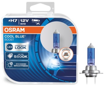 Лампы OSRAM H7 COOL BLUE BOOST, холодный белый