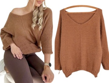 СВОБОДНЫЙ, МЯГКИЙ СВИТЕР OVERSIZE MOHER, цвета 686