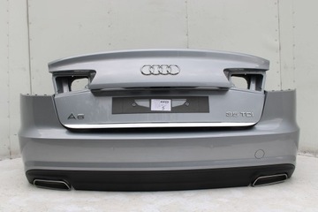 фото thumb №9, Audi a6 sedan зад бампер задній кришка багажника 4g 4g5 лампи q2q2 lx7p сірий