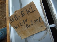 фото thumb №8, Крышка багажника задняя задняя mercedes w211 744