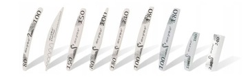 Pilnik do Paznokci 180/240 Łódka Półksiężyc Slim Folia Aba Group 100 szt