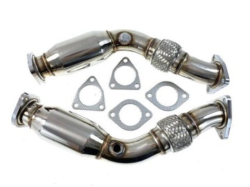 DOWNPIPE NISSAN 350Z Decat + разъем TURBOWORKS