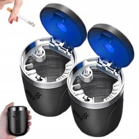 фото thumb №13, Пепельница автомобильная з led i крышка do cup holdera 2 штуки бездымный