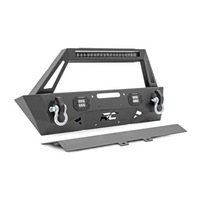 фото thumb №1, Бампер сталевий stubby перед rough country trail jeep wrangler & gladiator