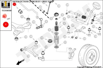 фото thumb №12, Полиуретановая втулка стабилизатора передней wew audi seat skoda vw