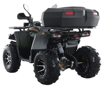 KUFER BOX SKRZYNIA TYŁ TYLNY 78L + OPARCIE Quad ATV Tao Motors 180/200/250