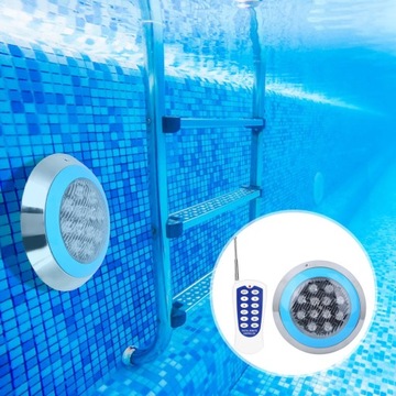 12LED 12W AC12V Настенный светильник для бассейна с дистанционным управлением