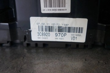 фото thumb №5, Спидометр приборы спидометр vw passat cc 2.0 d