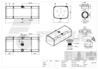 Новый aluminiowy бак топлива daf 525l Цена, фото thumb