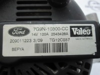 Ford fiesta vii 1.4 b 96km 09r генератор 7g9n-10300-cc tg12c37 с Разборки, фото thumb