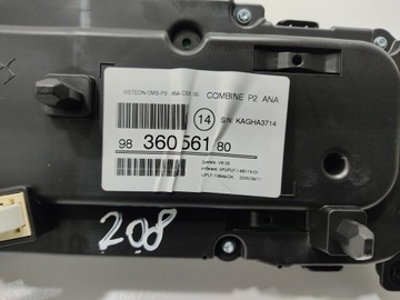 фото thumb №8, Спидометр peugeot 208 ii 1.2 vti 9836056180 2019-2024 европа