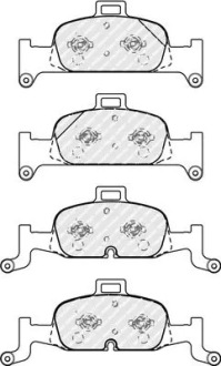 фото thumb №1, Гальмівні колодки гальмівні перед ferodo fdb4616