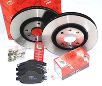 фото thumb №1, 2x trw диск тормозные колодки перед передние df4275s gdb1478 смазка renault trafic ii