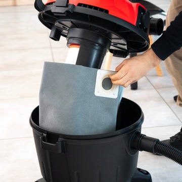 ODKURZACZ PRZEMYSŁOWY DO GRUZU GIPSU 25L MOCNY SUCHO BEZWORKOWY MOKRO 4000W